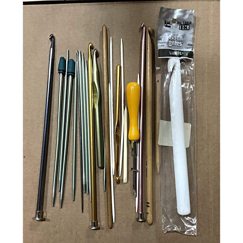 Lot of Misc Knitting/Crochet Needles/Hooks
